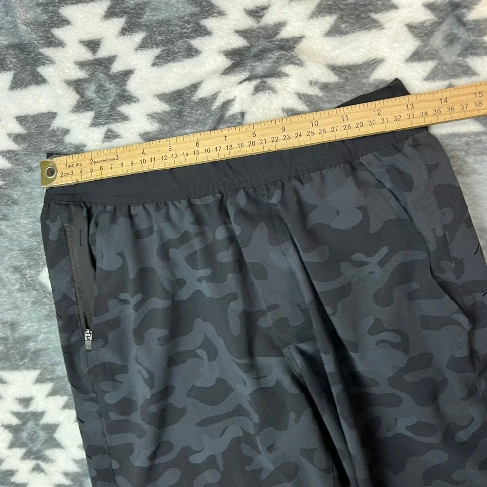 Ten Thousand Interval Shorts Mens S Black Camo Training Gym Athletic 7 Inseam